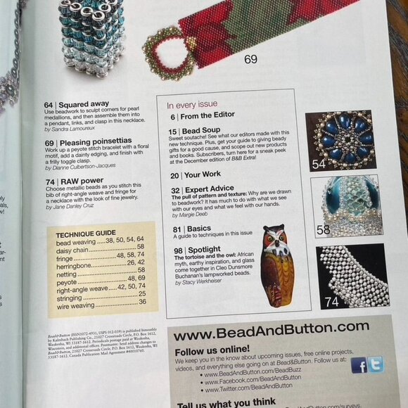 Bead & Button Magazine Jewelry Crafting Book u December 2012 Issue 112 - Picture 5 of 8